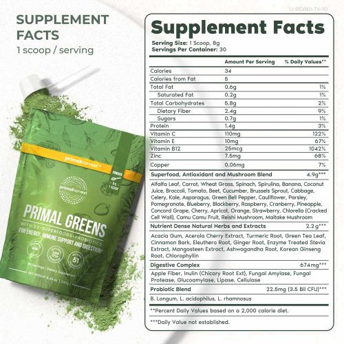 PH US Primal Greens TV 10 sup facts v1 92c2faa1 43f9 4948 b6b0 d55987d354b1